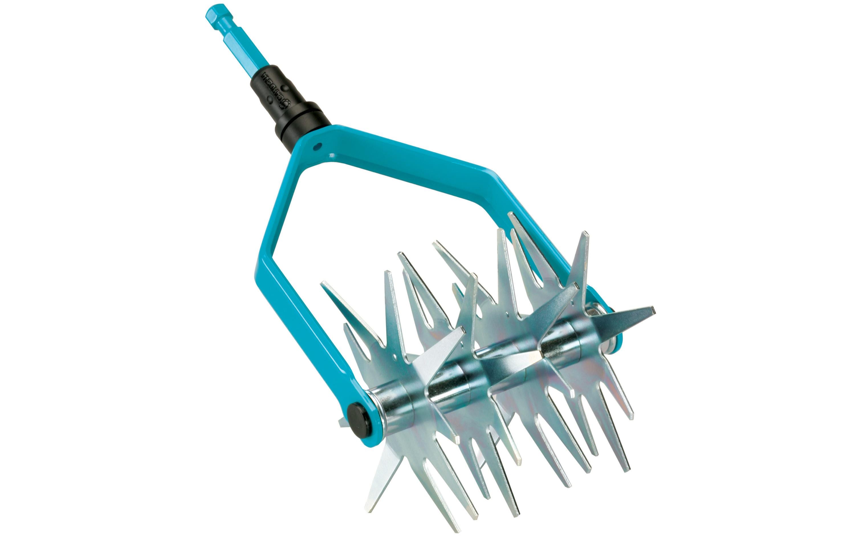 Gardena combisystem-Sternfräse mit Jätemesser, 14 cm breit