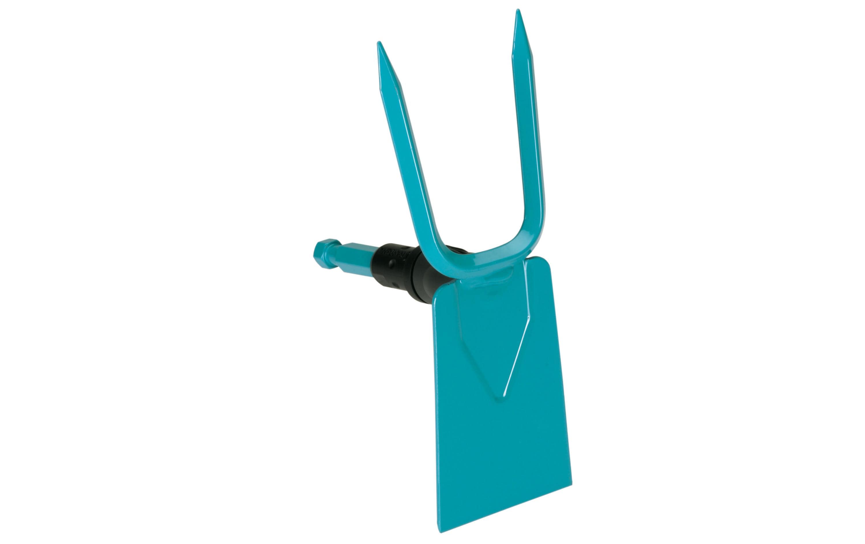Gardena combisystem-Gartenhacke gerades Blatt, 2 Zinken, 7,5 cm breit