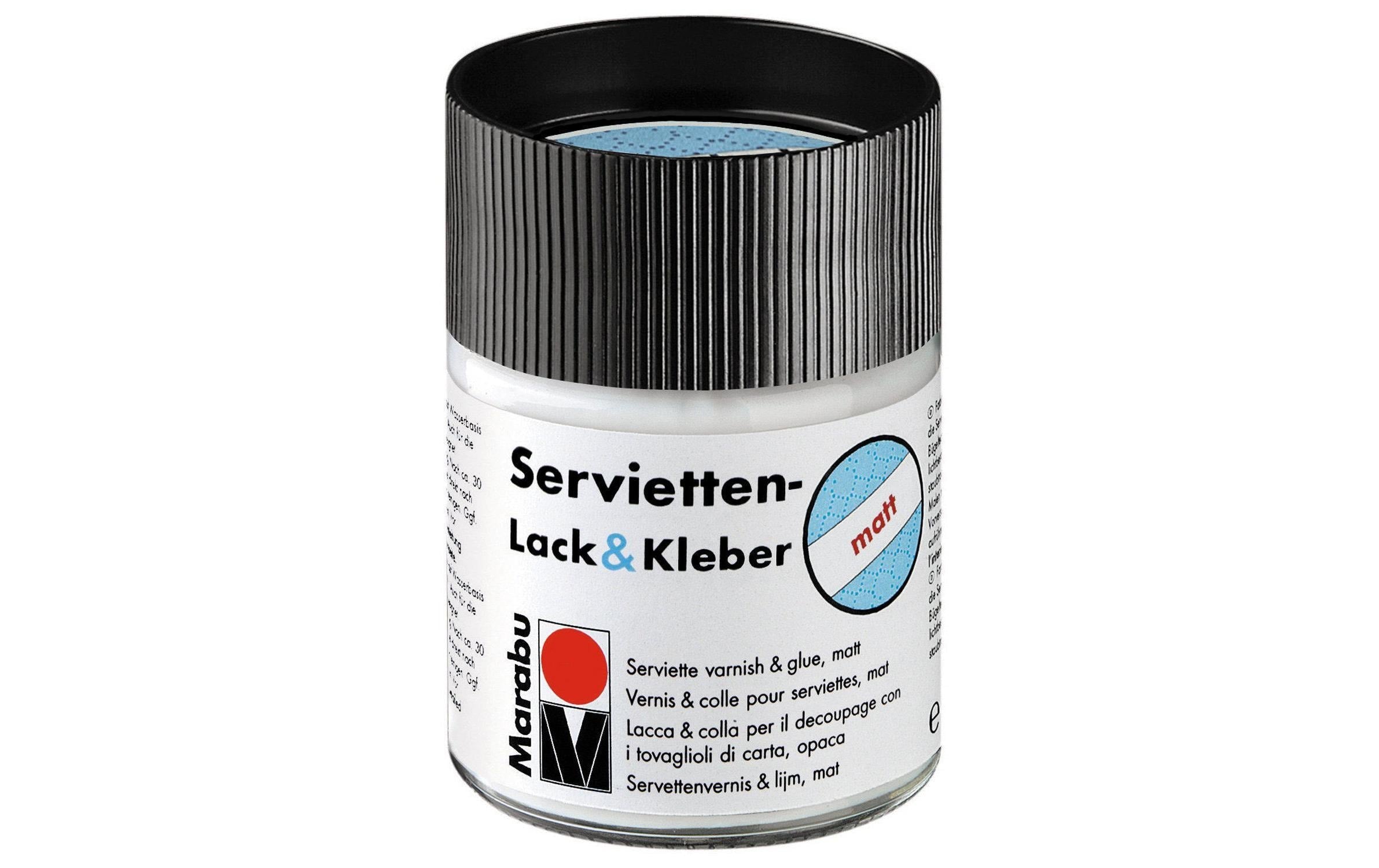 Marabu Servietten-Lack & Kleber matt, 50 ml