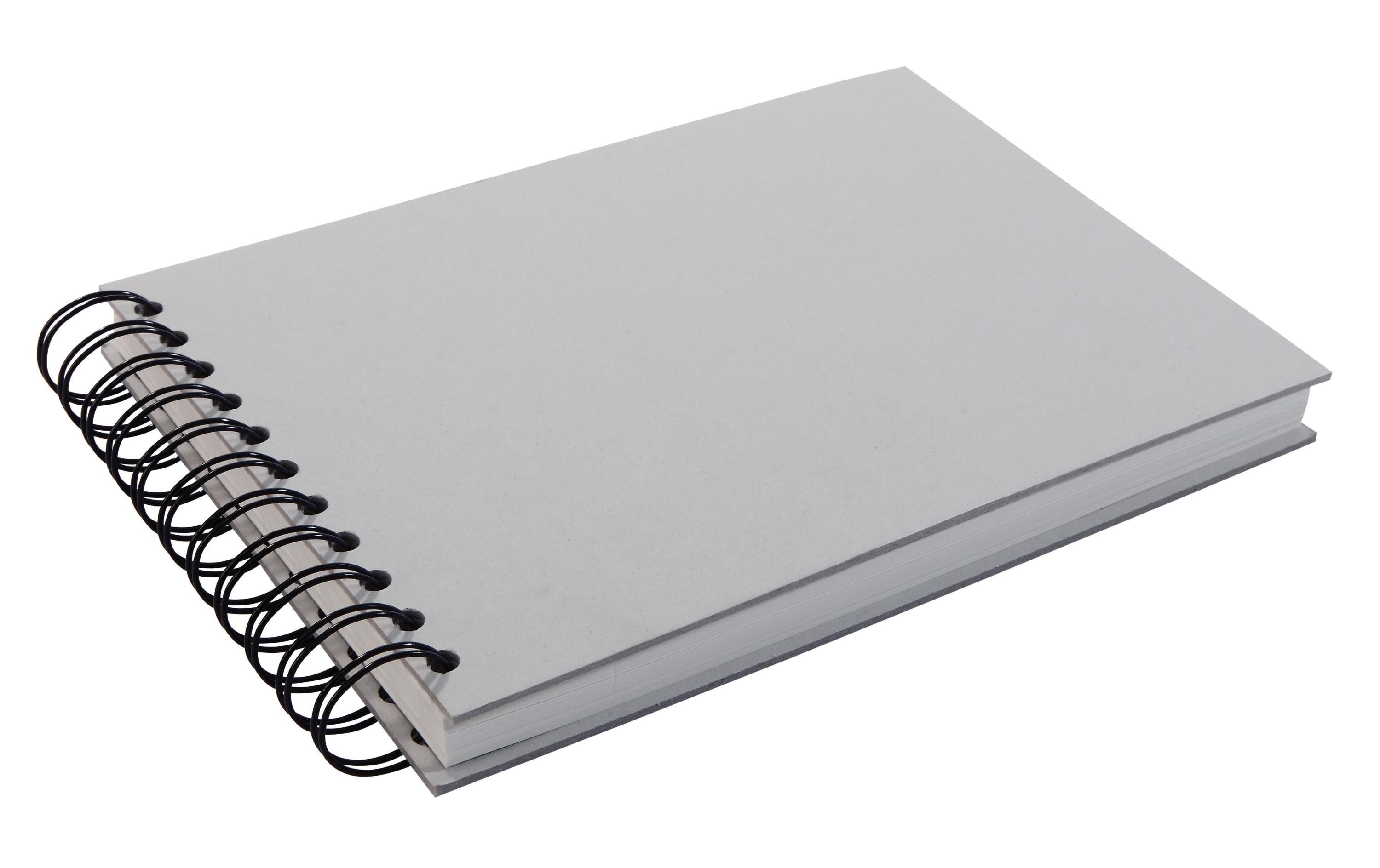 Kunst + Papier Skizzenbuch, grau 110 Seiten, A5 quer, 130gm