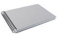 Kunst + Papier Spiral-Skizzenbuch, grau 110 Seiten, A4 quer, 130gm