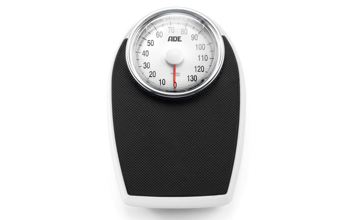 ADE Personenwaage Victoria schwarz Tragkraft 130kg, Mechanisch