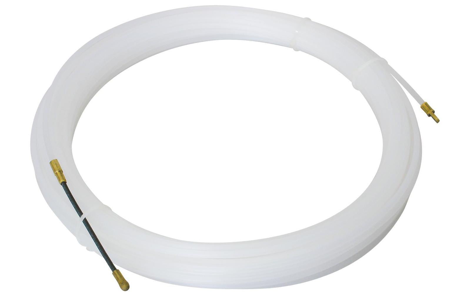 Einzugsband 4mm, 25m, Nylon Einzugshilfe mit Suchfeder