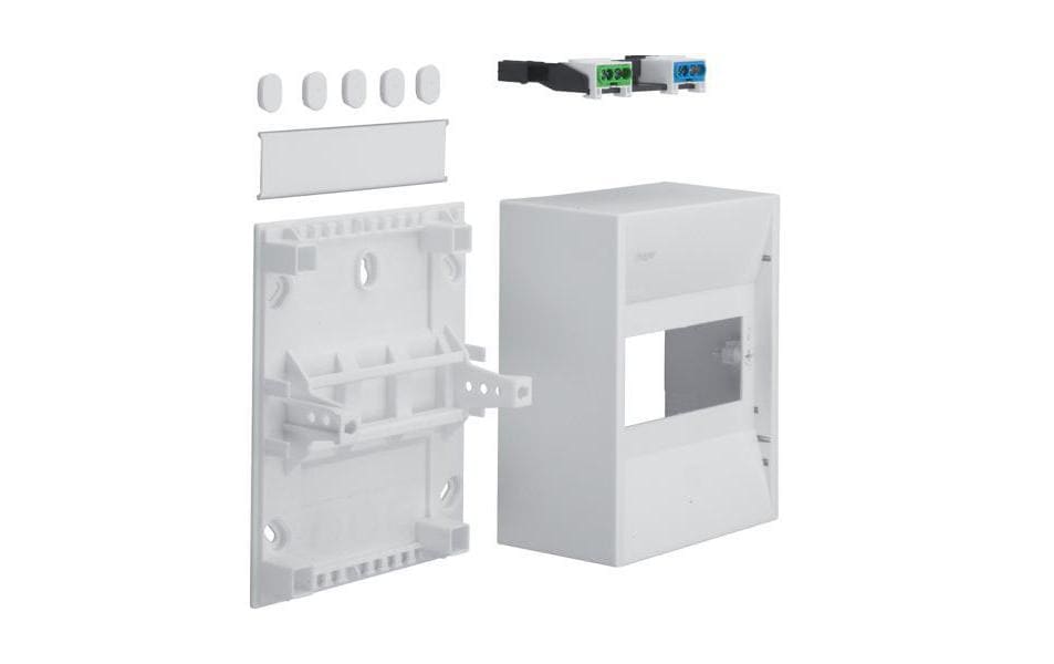 Miniverteiler, gamma, 6PLE, IP30,1xPE, 1xN 4-6TE