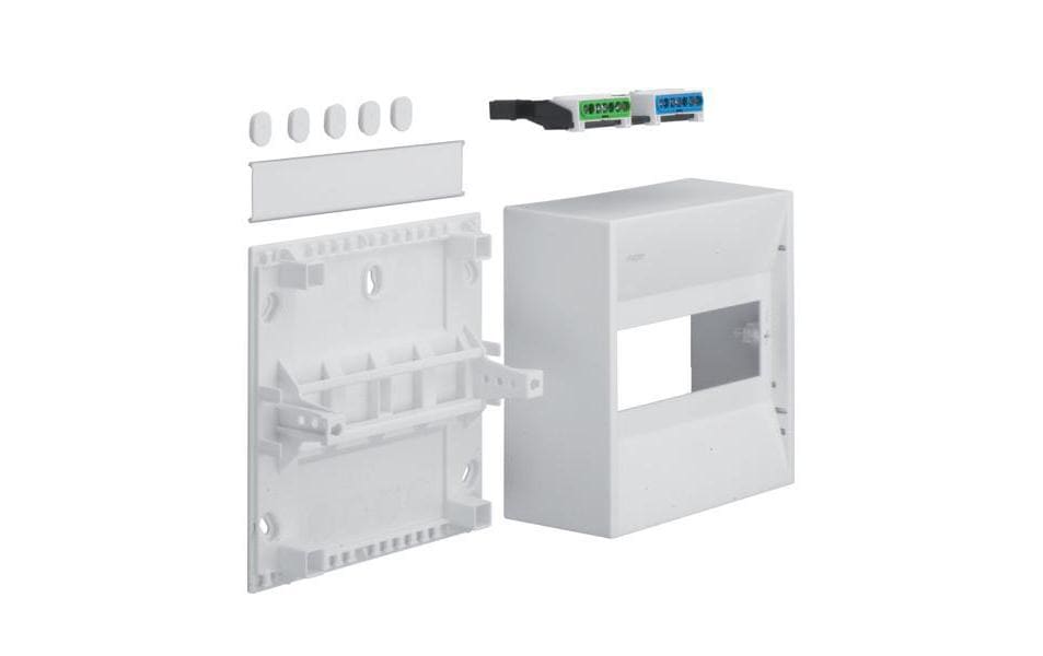 Miniverteiler, gamma, 8PLE, IP30,1xPE, 1xN 4-6TE