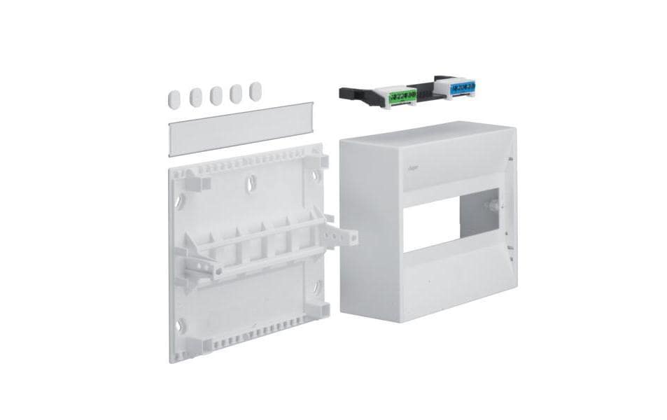 Miniverteiler, gamma, 10PLE, IP30,1xPE, 1xN 4-6TE