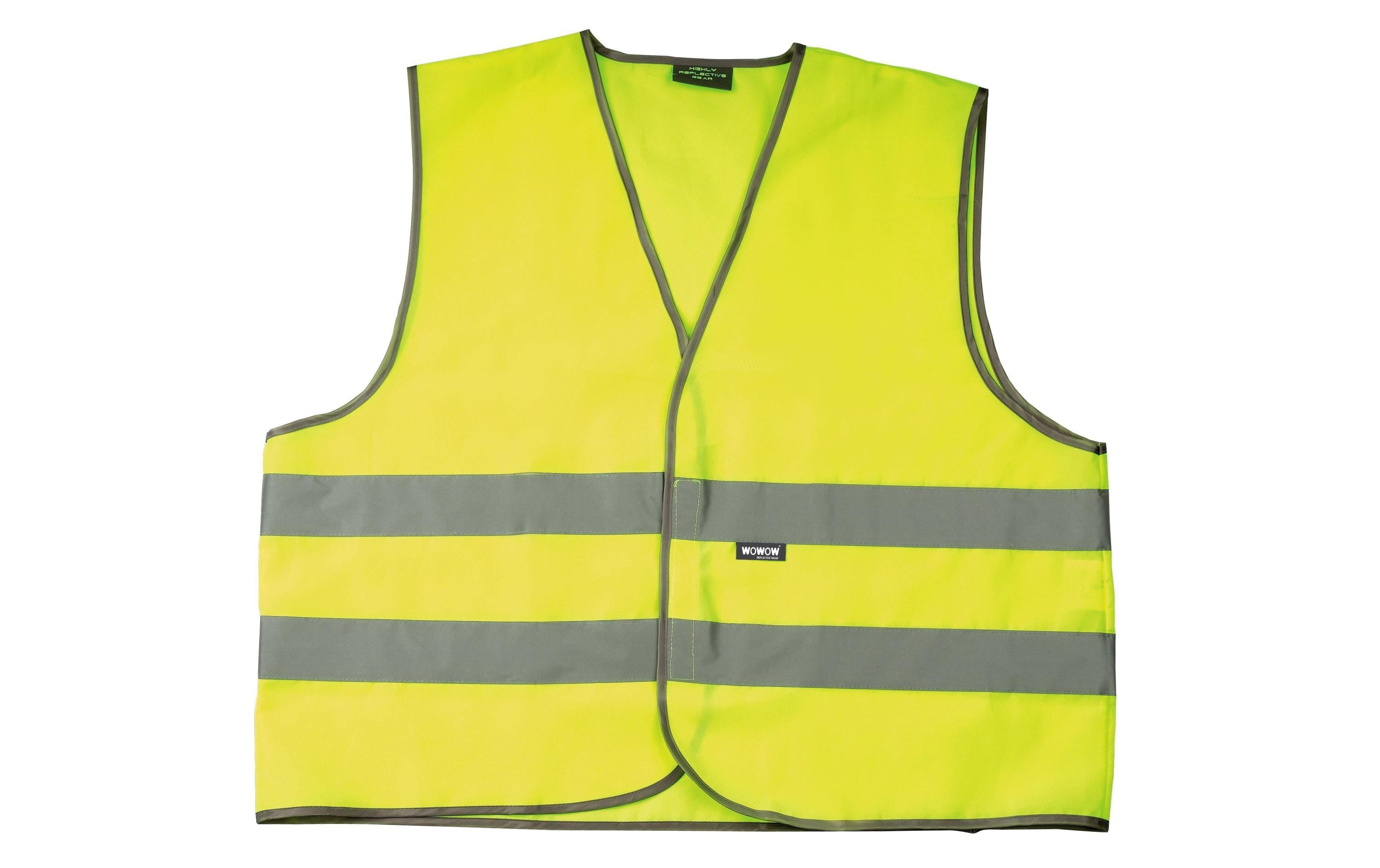 wowow Sicherheitsveste Mesh mit 3M Reflektoren Band, Gr. XL
