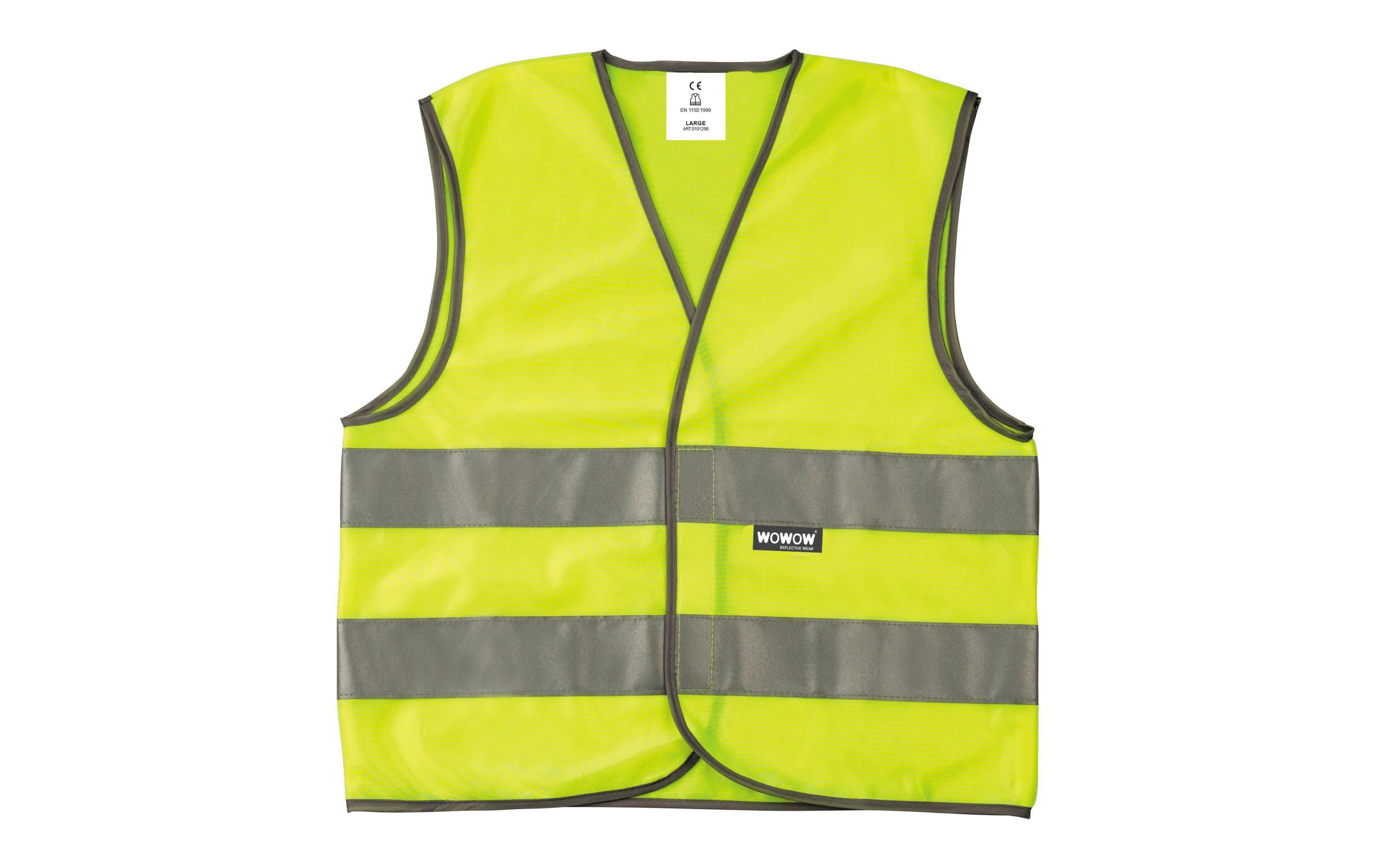 wowow Kinder-Sicherheitsveste Mesh mit 3M Reflektoren Band, 3-6 jahre