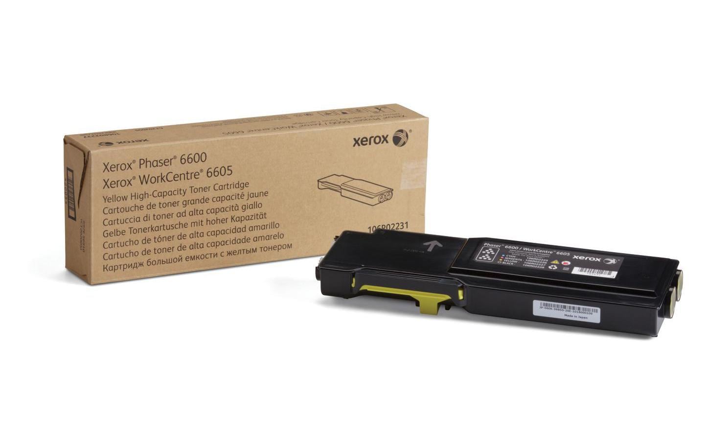 XEROX Toner 106R02231 Yellow Phaser 6600, 6000 Seiten