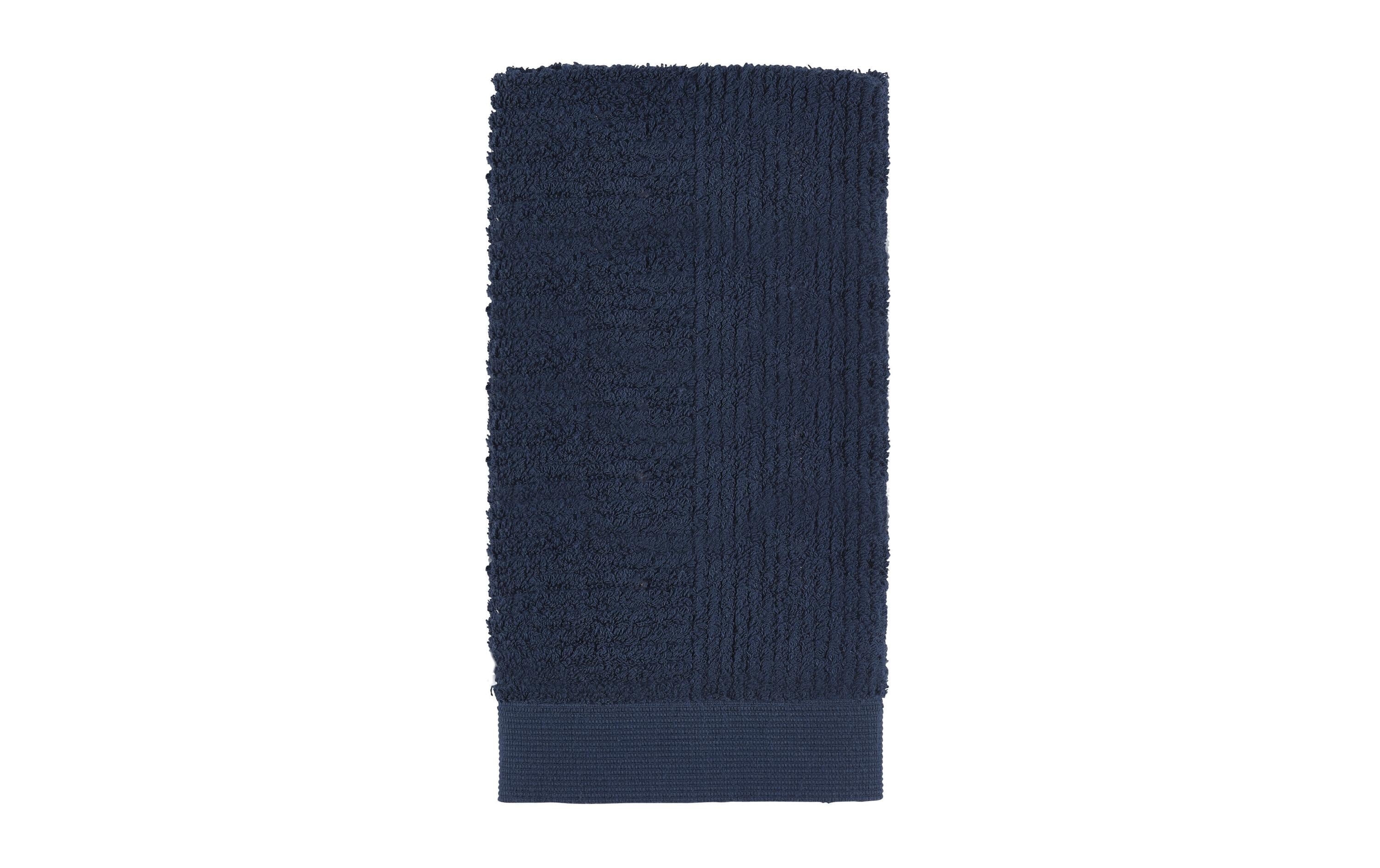 Zone Handtuch Classic dunkelblau 100% Baumwolle 600g, 50x100cm