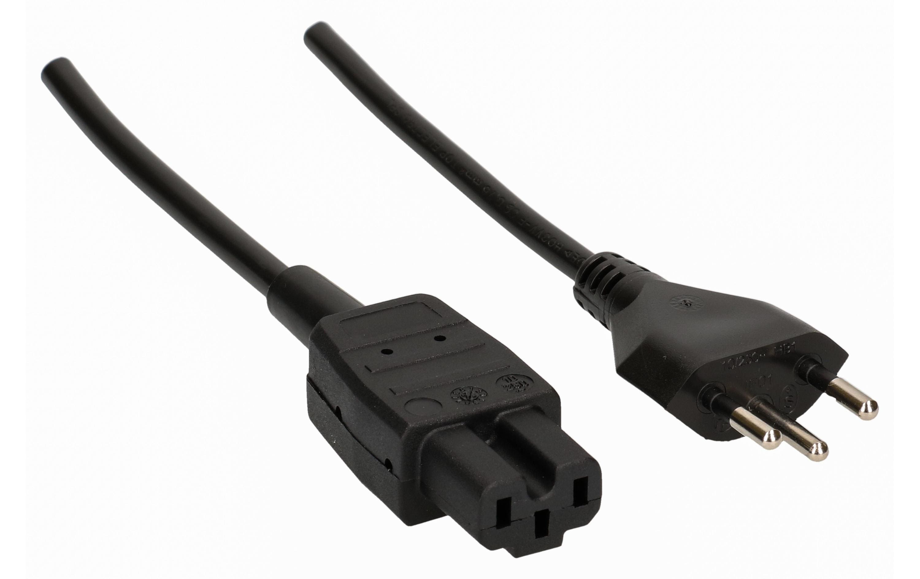 Apparatekabel C15A/Typ12, 3m TD3x1,0mm2