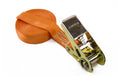 Umreifungsgurt 25mm, L:8.00m, einteilig LC 800 daN, Ratsche, Orange