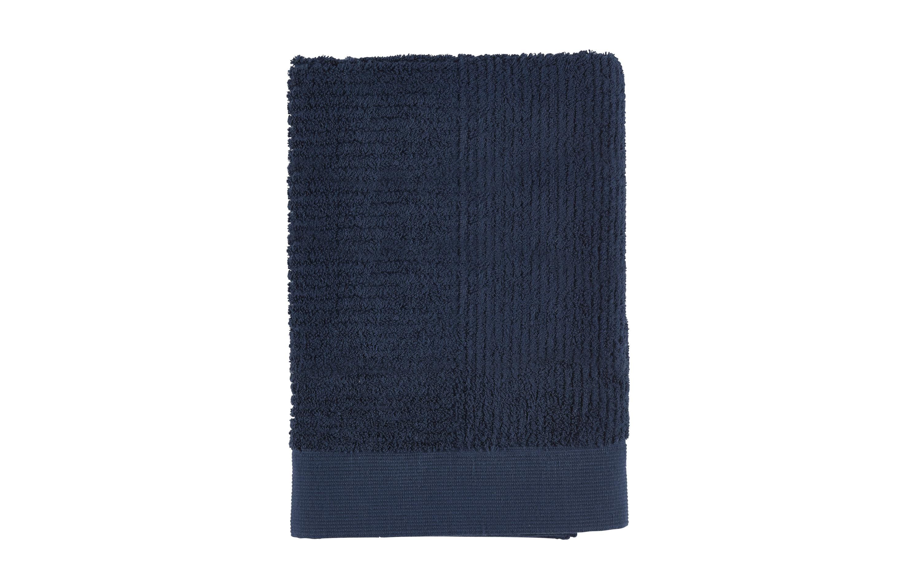 Zone Duschtuch Classic dunkelblau 100% Baumwolle 600g, 70x140cm