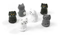 Trendform Magnet Cat 6er Set, weiss, grau, schwarz
