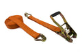 Zurrgurt 50mm Länge: 0.50 + 5.50/6.00m LC 2500/5000 daN, Ratsche, Haken, Orange