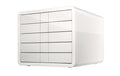 HAN Schubladenbox Smart-Line weiss 5 Schubladen geschlossen