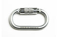 Stahlkarabiner mit Twistlockverschluss, EN 362, 108 x 57 mm, mit Öffnung 18 mm