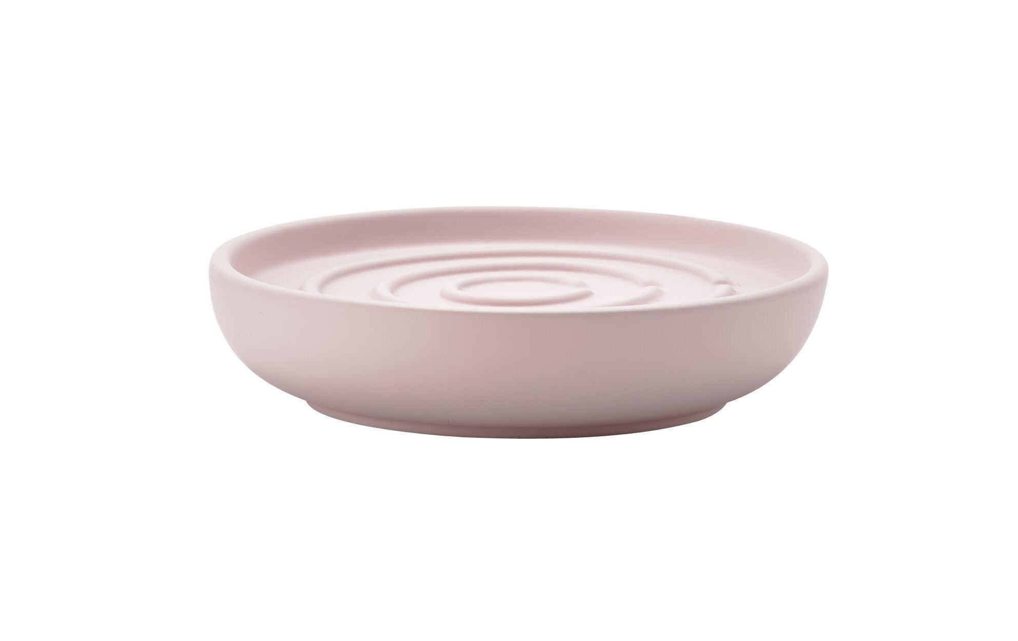 Zone Seifenschale Nova rose Höhe 2.5cm, Breite 11cm, Porzellan
