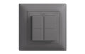 Feller EDIZIOdue Smart Light Control for Philips Hue dark grey AP