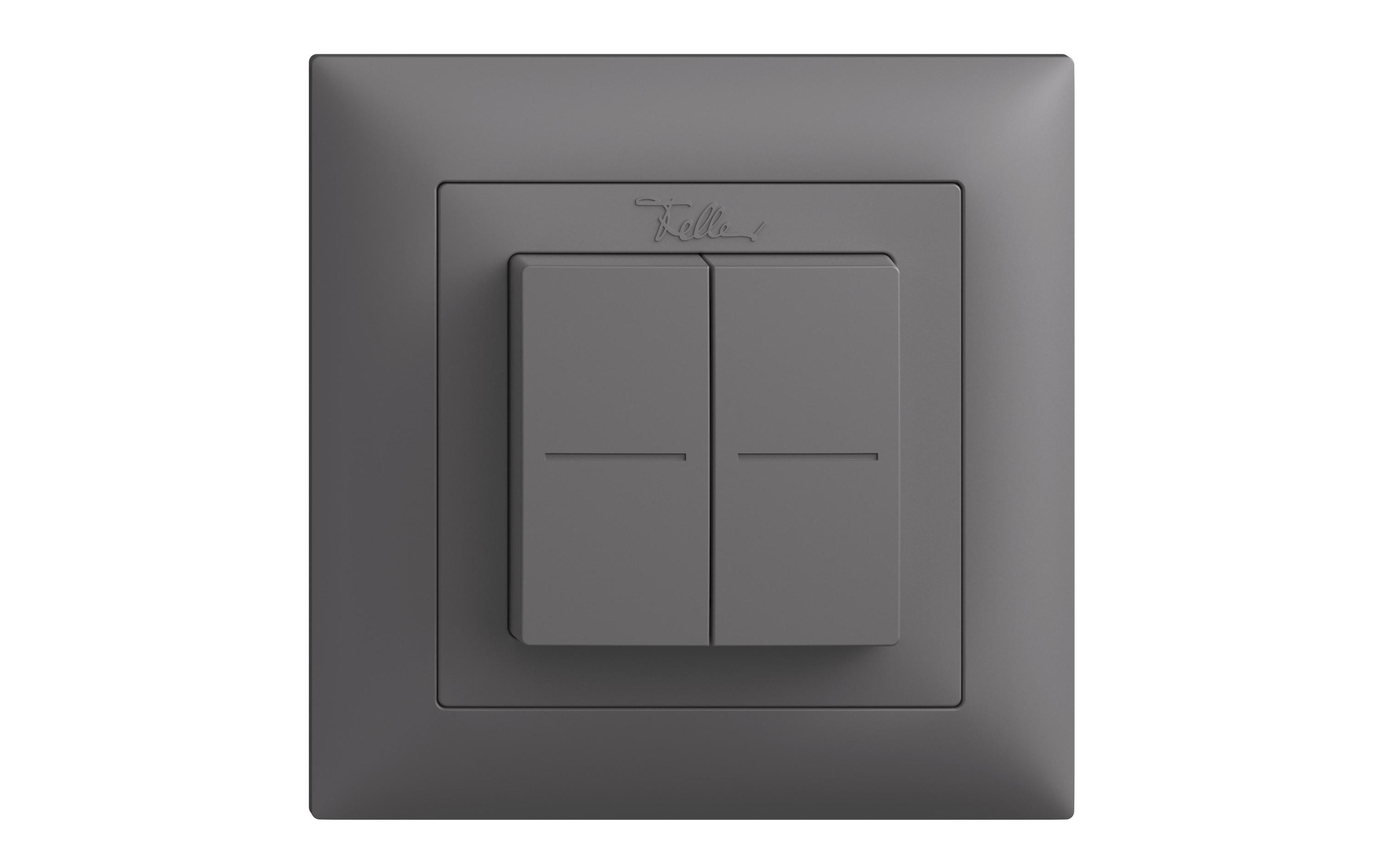 Feller EDIZIOdue Smart Light Control for Philips Hue dark grey AP