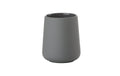 Zone Zahnputzbecher Nova One grau H:10cm D:8cm, Steingut