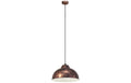 EGLO Leuchten Pendelleuchte TRURO 2 1x E27, 37 cm Kupfer