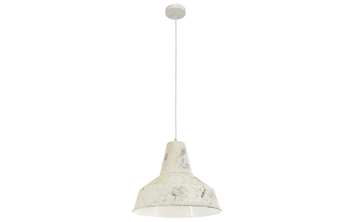 EGLO SOMERTON Hängeleuchte weiss gekalkt Trend & Vintage / exkl. 1x E27 60W
