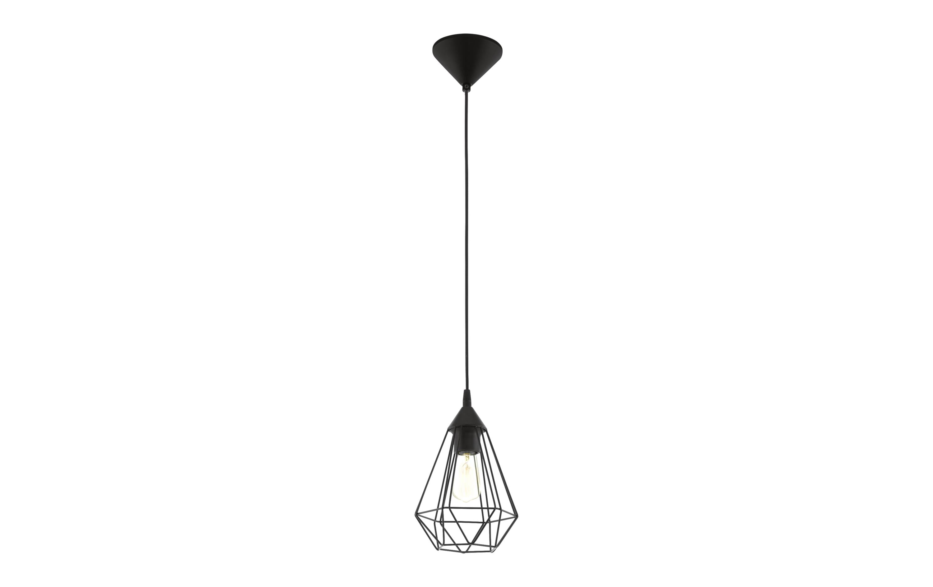 EGLO TARBES Hängeleuchte schwarz Trend & Vintage / exkl. 1x E27 60W