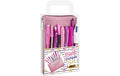 Bic Pink & Purpleset 1 Federmäppchen+div. Schreiber