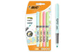 Bic Highlighter Grip pastel Leuchtstift assortiert, 4 Stück