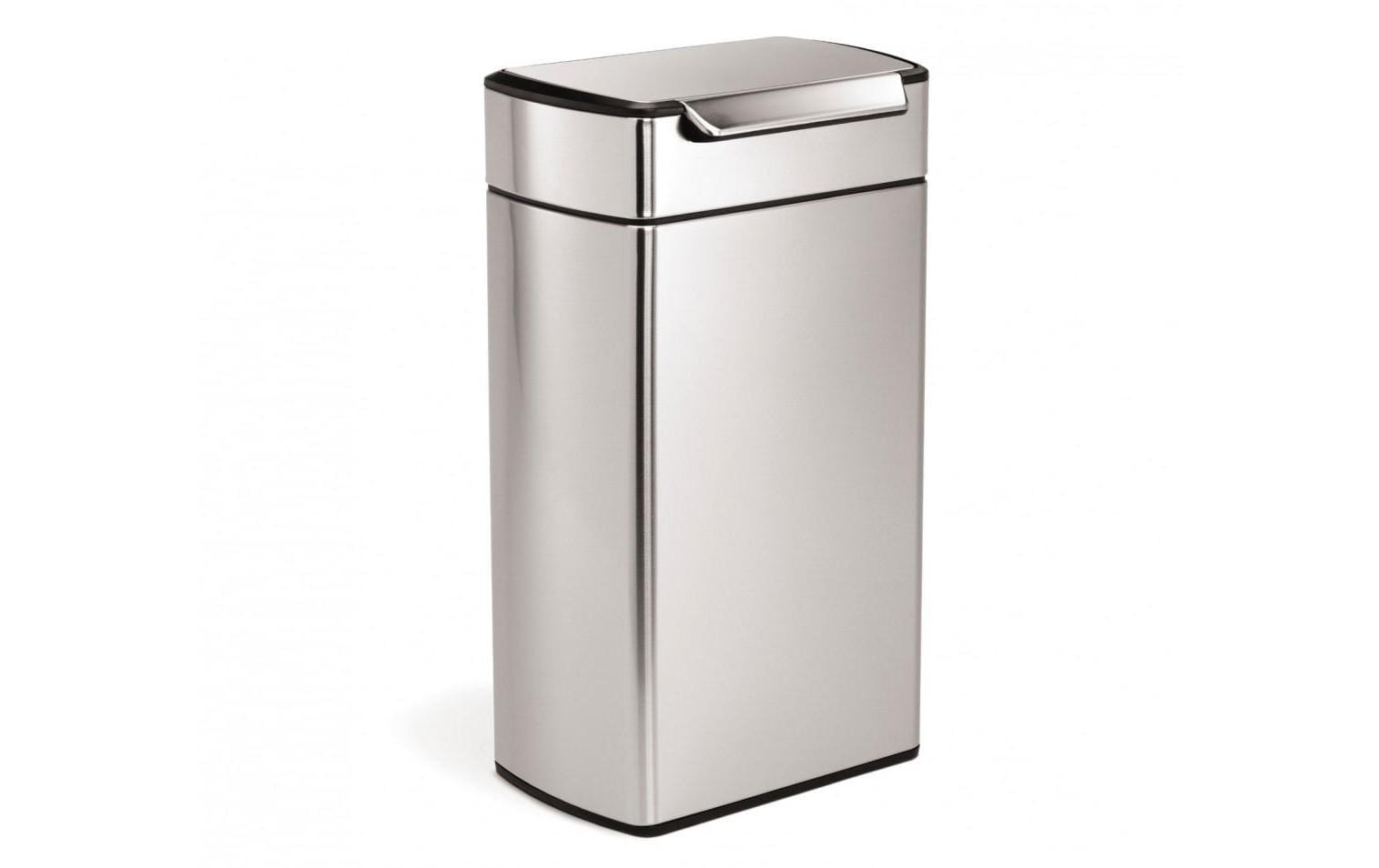 Simplehuman Sensorabfalleimer touch-bar 40 Liter, rechteckig, fingerabdrucksicher