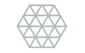 Zone Topfuntersetzer Triangle nordic sky Grösse 16x14x0.9cm, Silikon