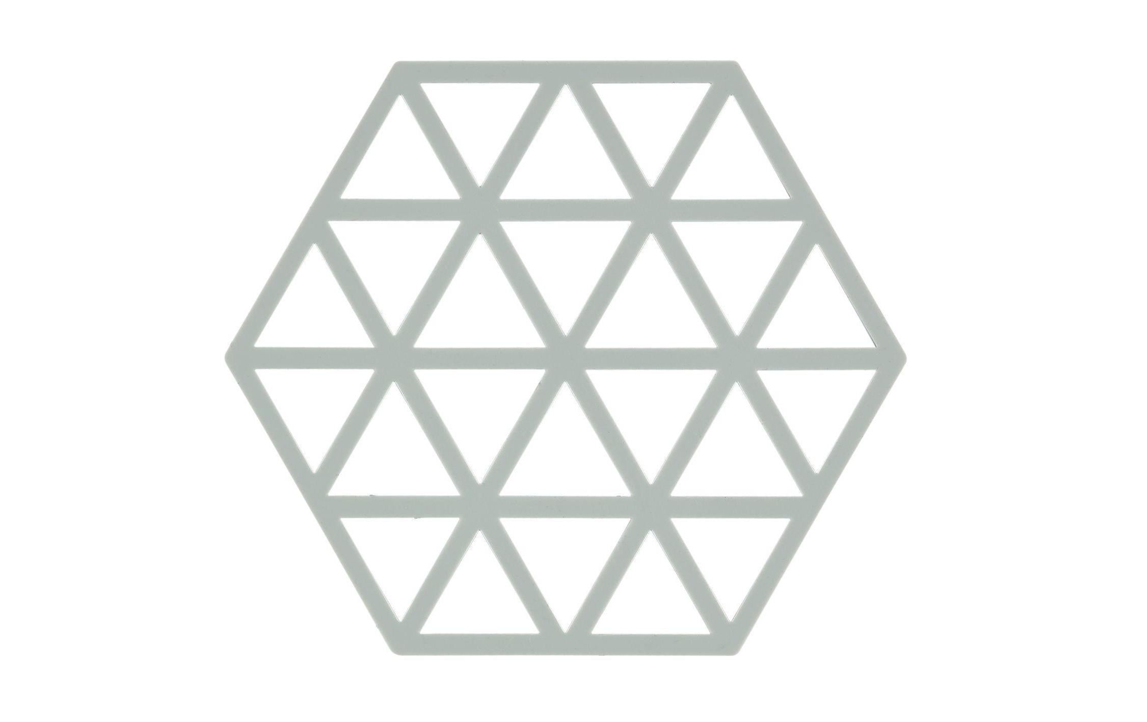 Zone Topfuntersetzer Triangle nordic sky Grösse 16x14x0.9cm, Silikon