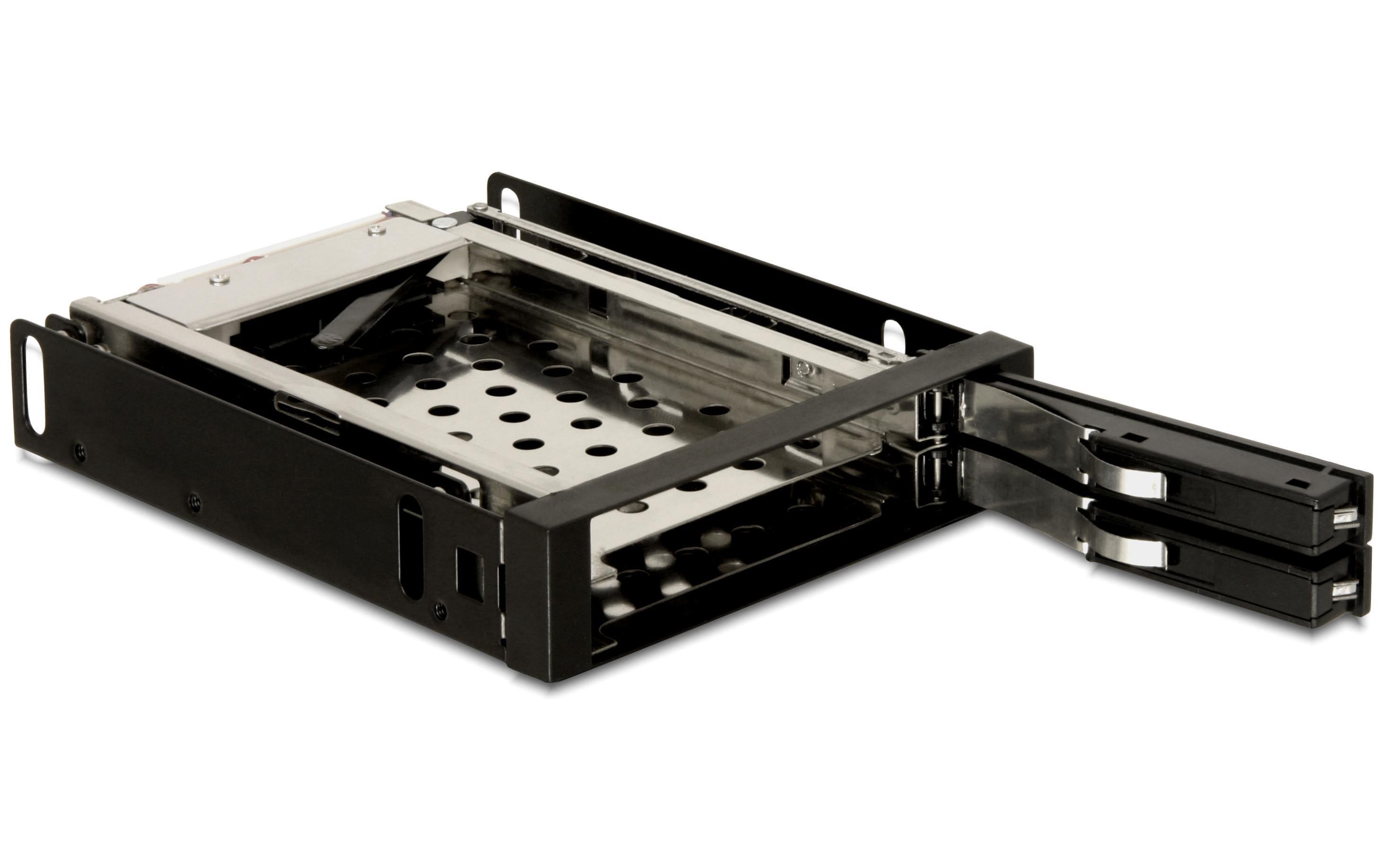 Delock Wechselrahmen für 2 x 2.5"HDD/SDD passend für 3.5" Schacht