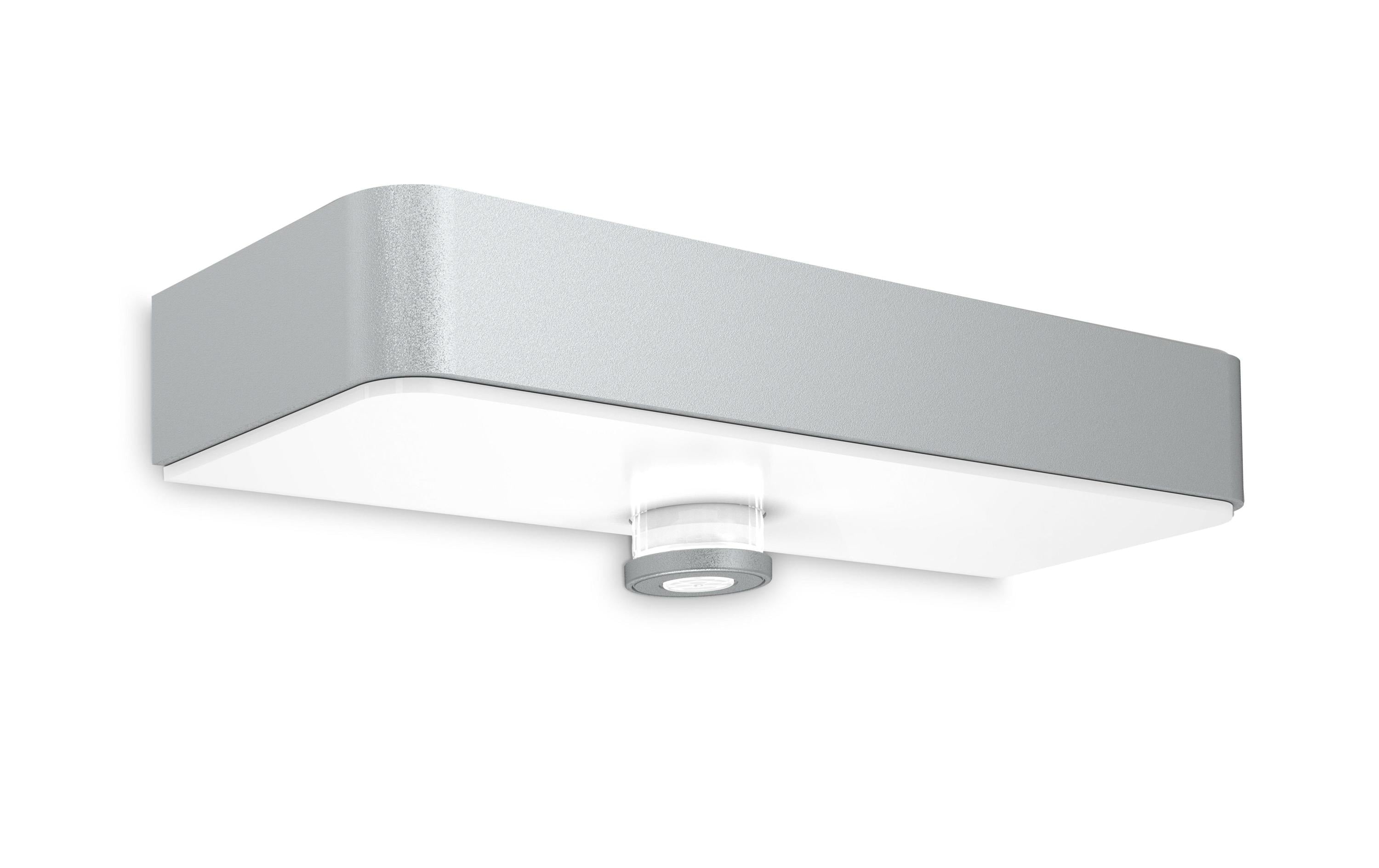 Steinel LED Sensorleuchte Xsolar SOL-O 1,5 W, 140 lm, 3000 K, IP44 II, silber