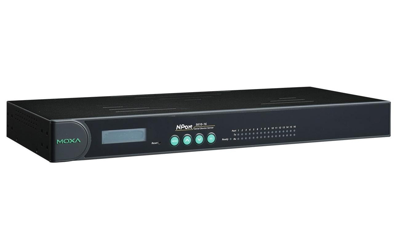 MOXA NPort 5610-16, LAN RS232 Server, Serielle Geräteserver mit 8 bzw. 16Ports