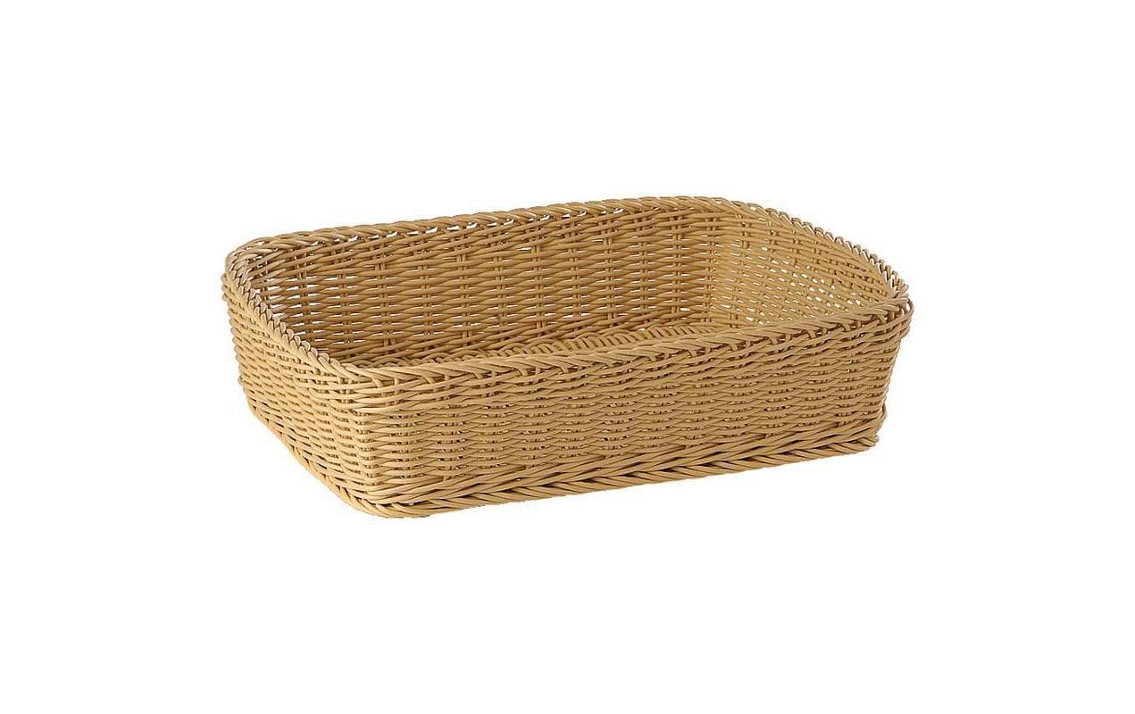 Paderno Brotkorb 40x30cm Hellbraun LxBxH: 40x30x10cm