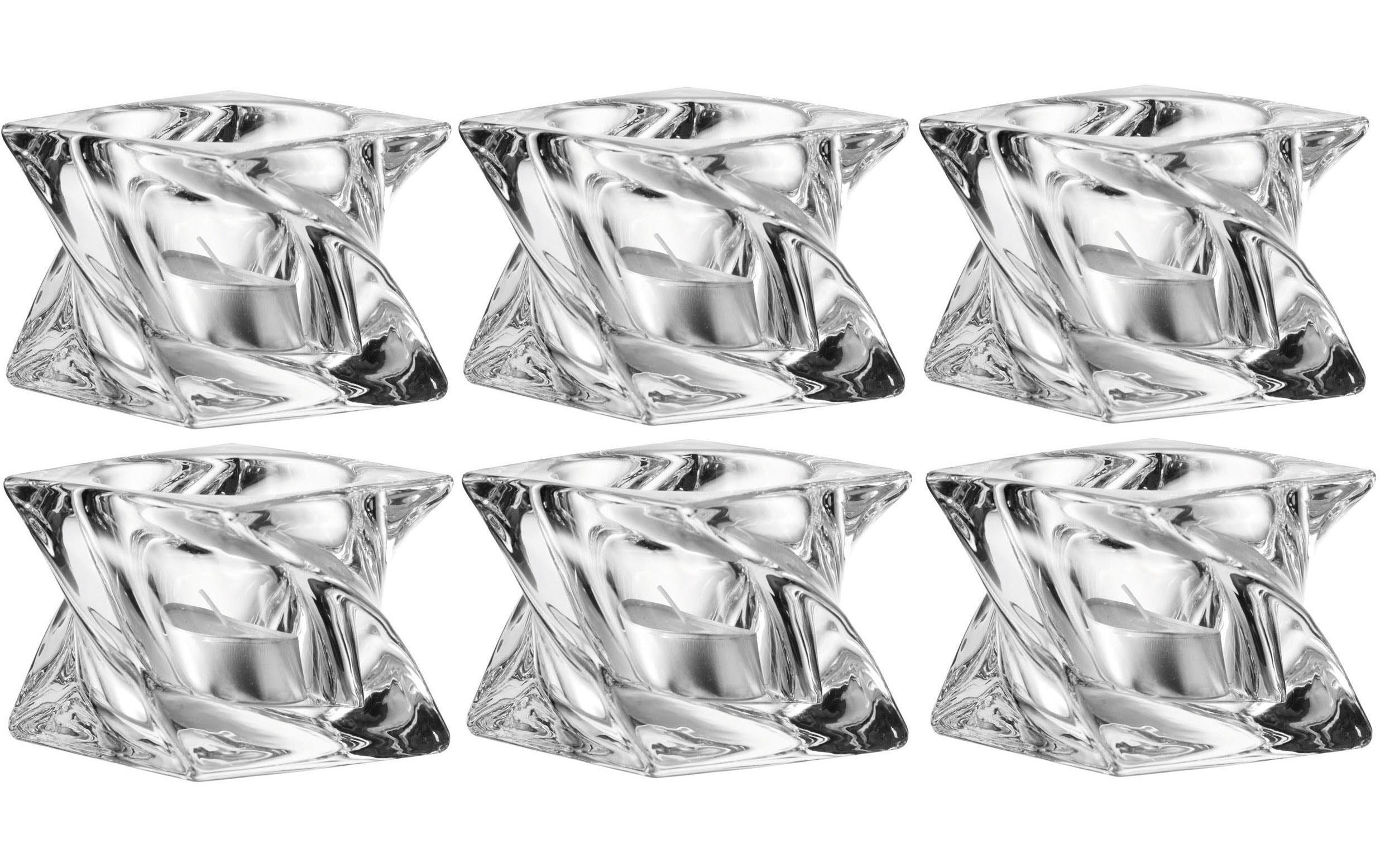 Leonardo Tischlicht Volare 7, 6er Set 6 Stück, Grösse 9x6.5x9 cm
