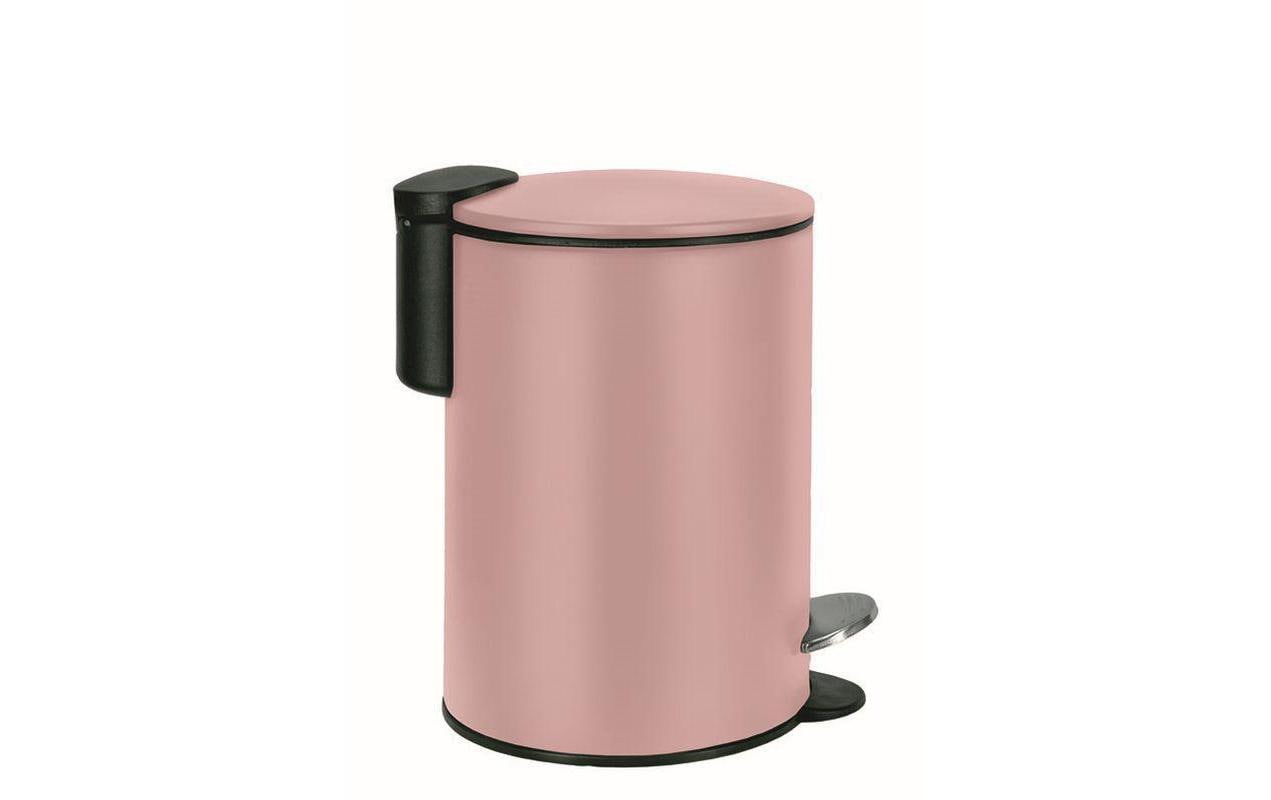 Kleine Wolke Treteimer Silence Old Rose Metall, 3 Liter, Soft Close