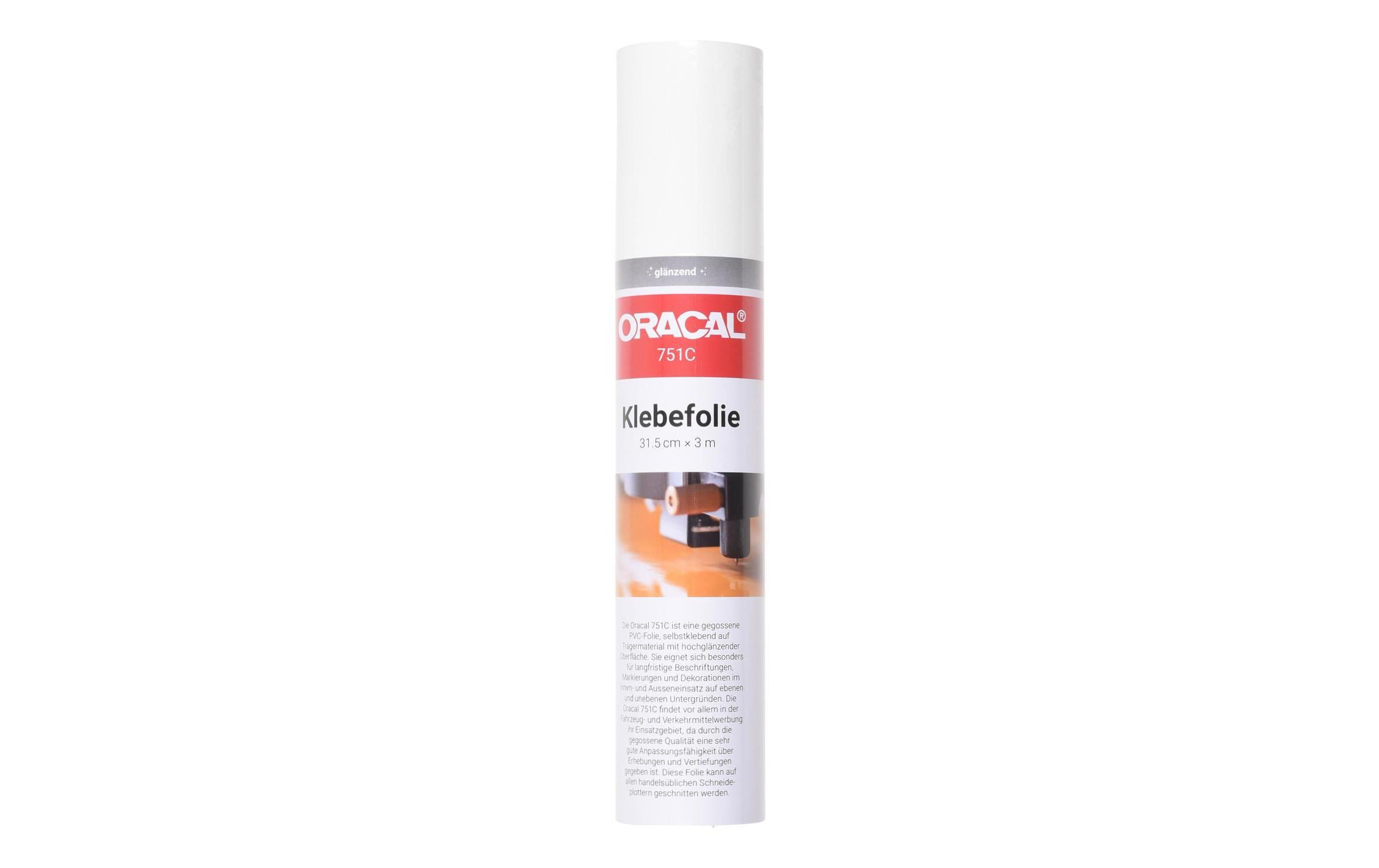 Orafol Vinylfolie Oracal 751 weiss 30.5 cm x 3 m