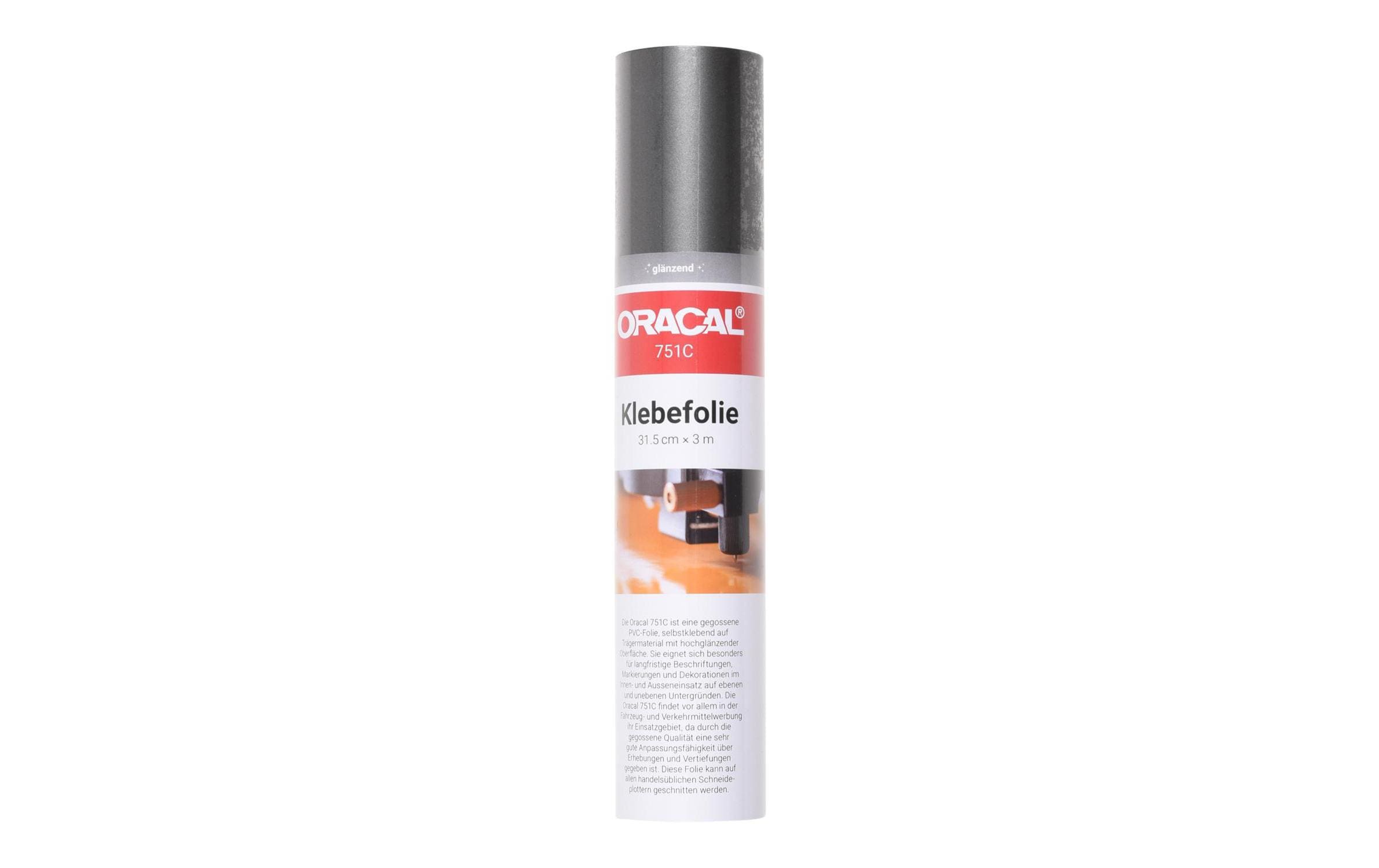 Orafol Vinylfolie Oracal 751 graphit metall 30.5 cm x 3 m