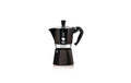 Bialetti Moka Express für 3 Tassen schwarz Aluminium poliert