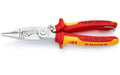 Knipex Elektro-Installationszange 200 mm verchromt, Öse