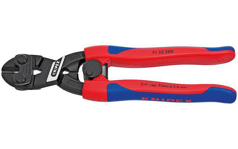 Knipex Kompakt-Bolzenschneider CoBolt 200mm m. Öffungsfeder