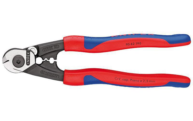 Knipex Drahtseilschere geschmiedet 190 mm 314 g