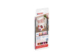 Edding Porzellanmarker 4200 warm 6er-Set 1-4mm, 6 warme Farben