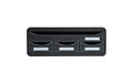 Exacompta TOOLBOX MINI 4 Schubladen ECO Ordnungs- und Ablagebox, 4 Laden, schwarz