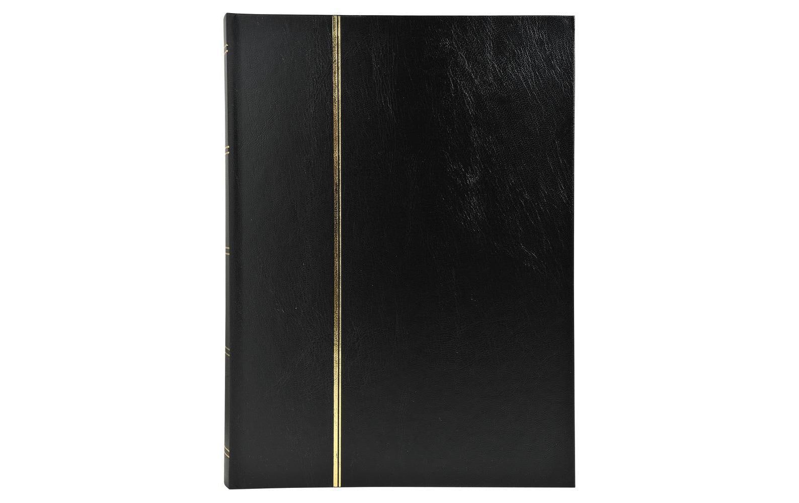 Exacompta Briefmarkenalbum Kunstleder, schwarz