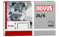 NOVUS 26/6 Heftklammern Inhalts der Packung: 1.000 Heftklammern.