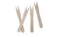 Papstar Pommes-Frites-Gabeln Holz pure Inhalt 1000 Stück, 8.5cm